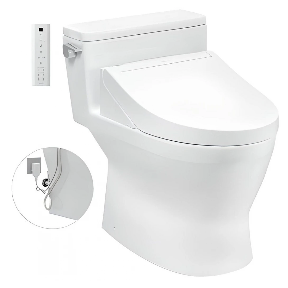 Bon Cau Dien Tu TOTO MS188VKW14 Nap Washlet TCF24410AAA