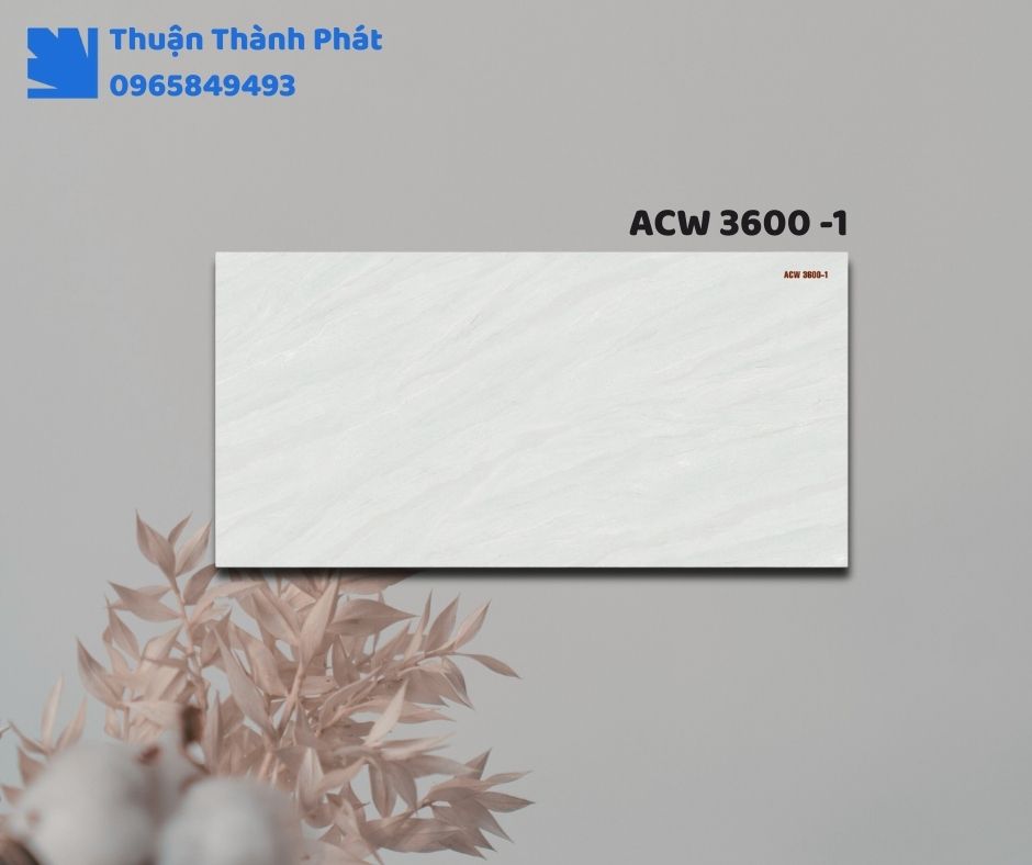 Gạch tường ACW 3600-1 vân nhẹ, phù hợp ốp bếp và nhà vệ sinh