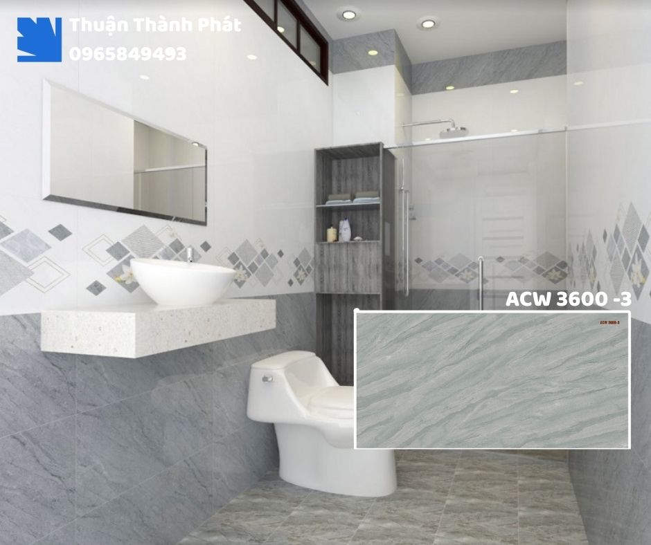 Gạch ốp ACW 3600-3 dùng cho nhà tắm, nhà bếp
