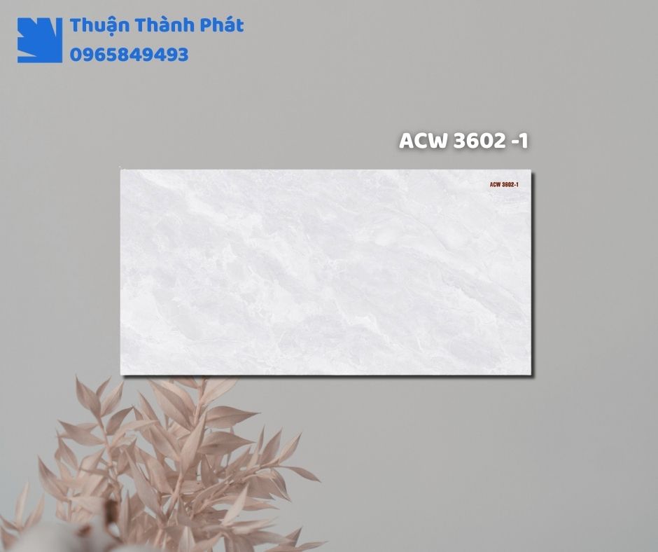 Gạch ốp tường ACW 3602-1 màu trắng ngà vân đá