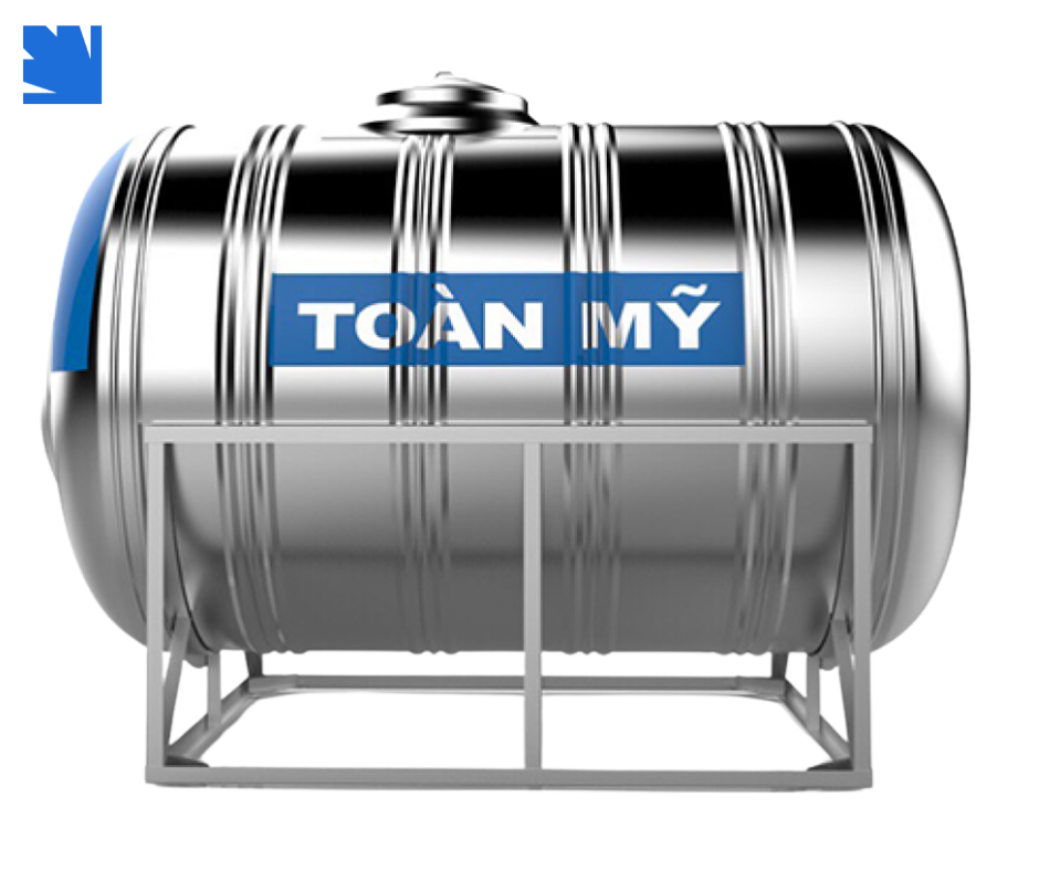 Bồn nước inox 1000L ngang Toàn Mỹ SUS 304