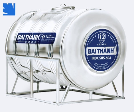Bồn nước inox ngang dung tích 1000 lít Tân Á