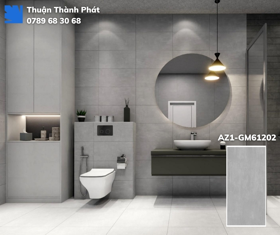 Gạch lát nền AZ1-GM61202 phù hợp cho không gian ngoài trời​