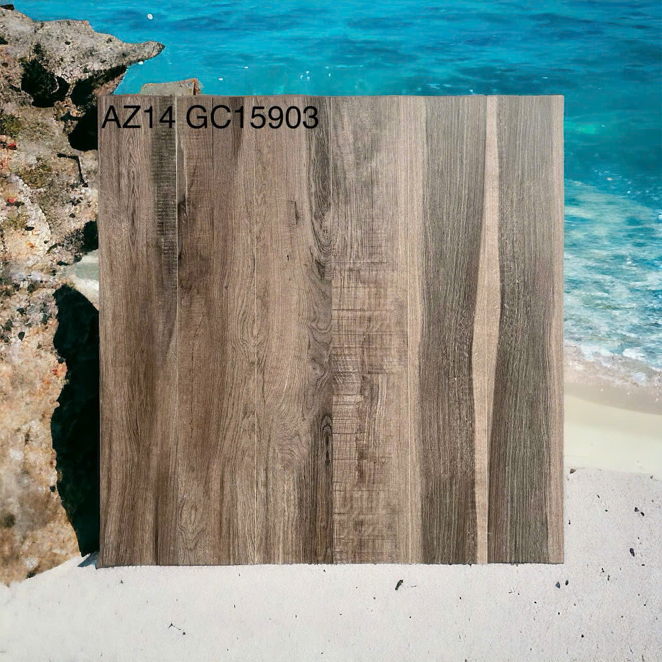 Gạch lát nền giả gỗ cho nhà ở phong cách ấm cúng