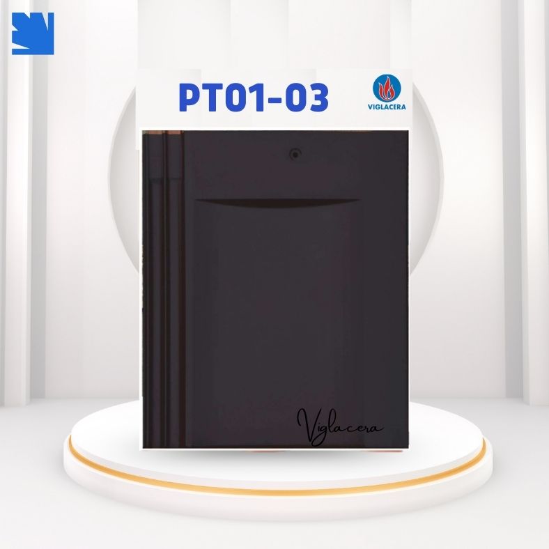 Ngói lợp PT01-03 Viglacera trên mái biệt thự, màu xám nhạt matt, chống thấm bền đẹp