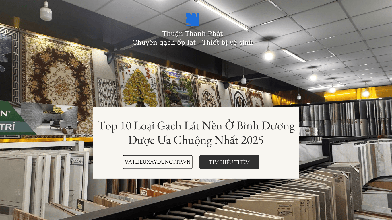 Showroom gạch lát nền đẹp tại Bình Dương, trưng bày các mẫu gạch 202