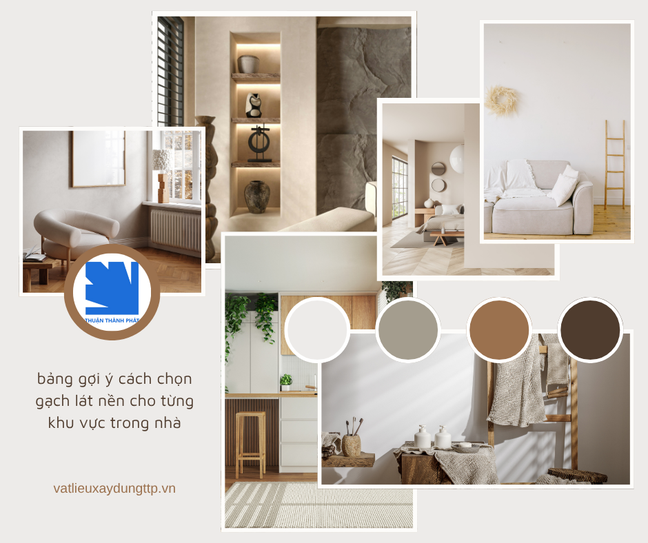 hình ảnh bảng gợi ý cách chọn gạch lát nền