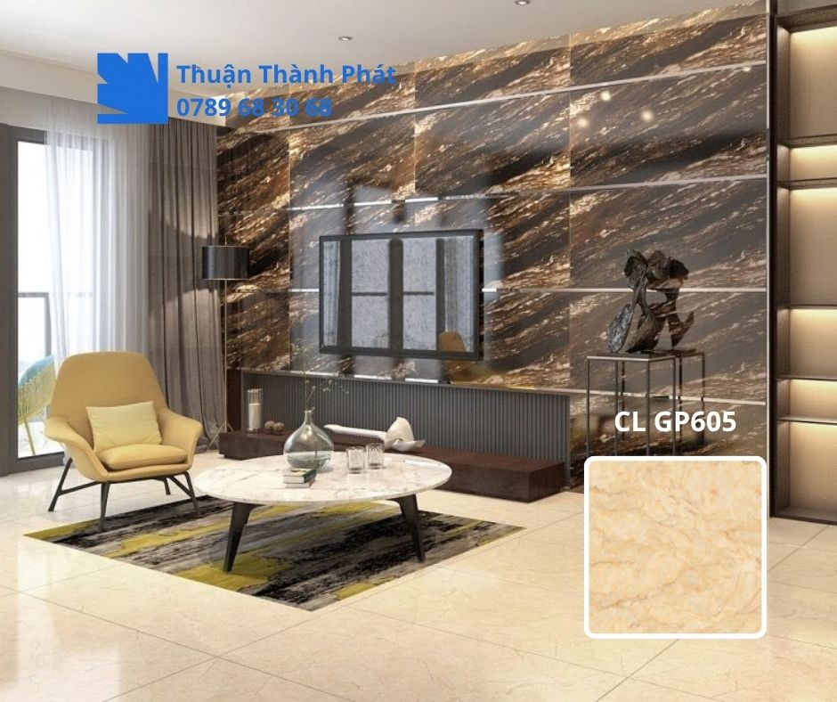 Gạch lát nền CL GP605 phối cảnh