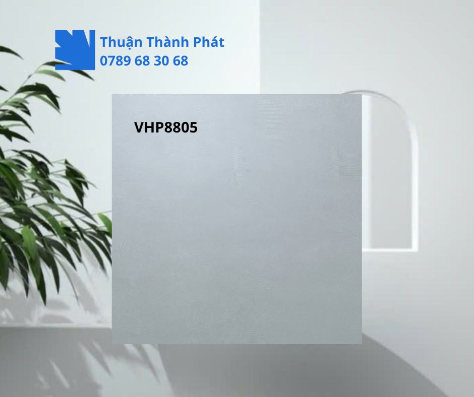 Gạch lát nền Viglacera VHP8805 bề mặt vân đá trắng kem