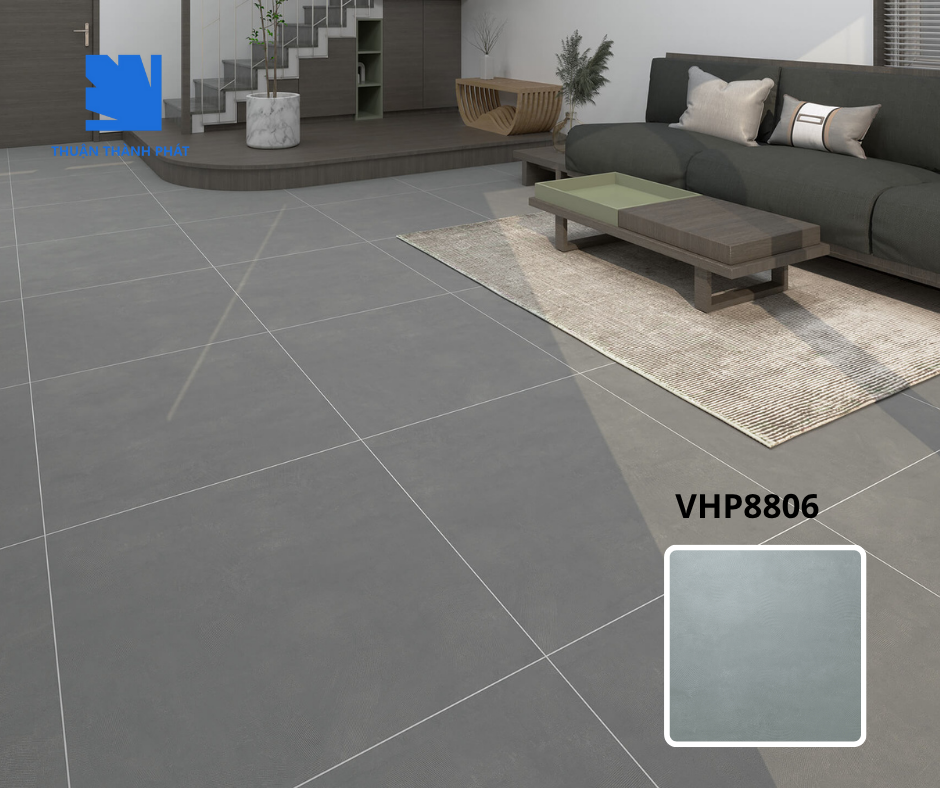 Gạch lát nền Viglacera VHP8806 80x80 lát phòng khách hiện đại