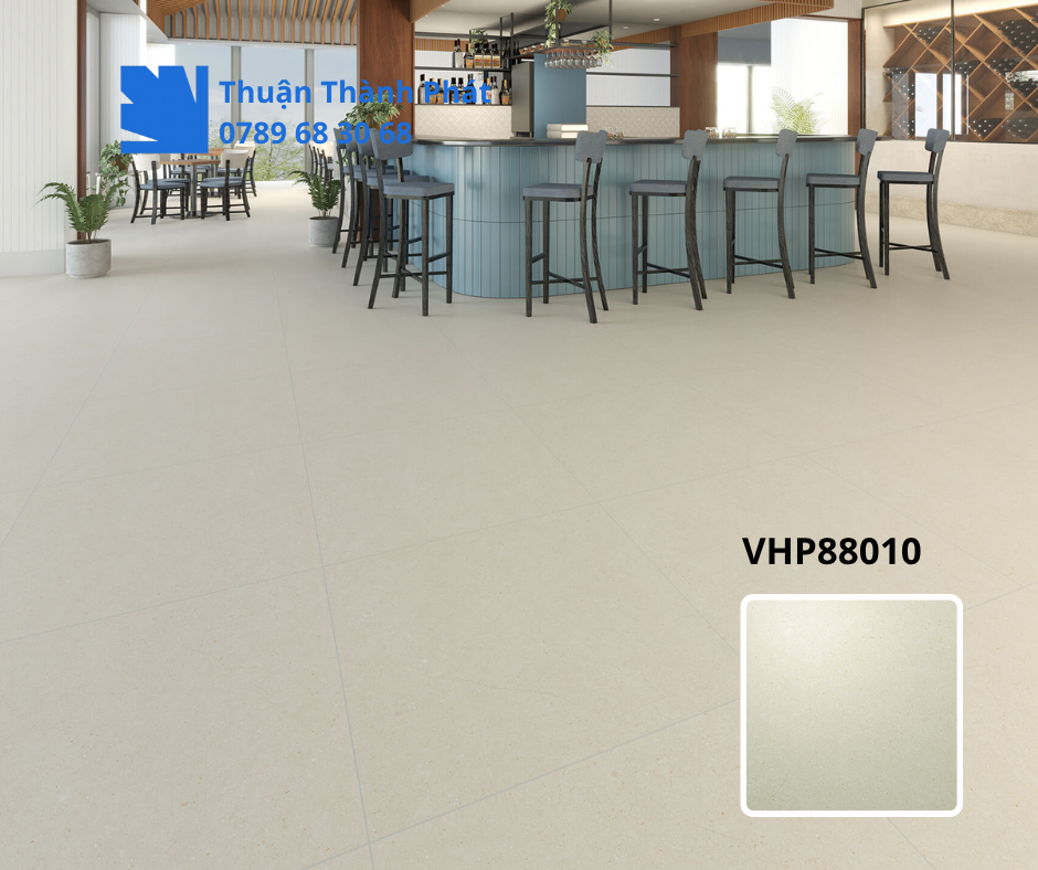 Gạch lát nền Viglacera VHP88010 lát phòng khách hiện đại