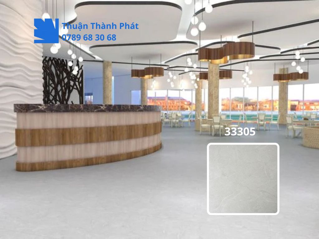 Gạch lát nền Hoàn Mỹ 33305 tông xám đậm