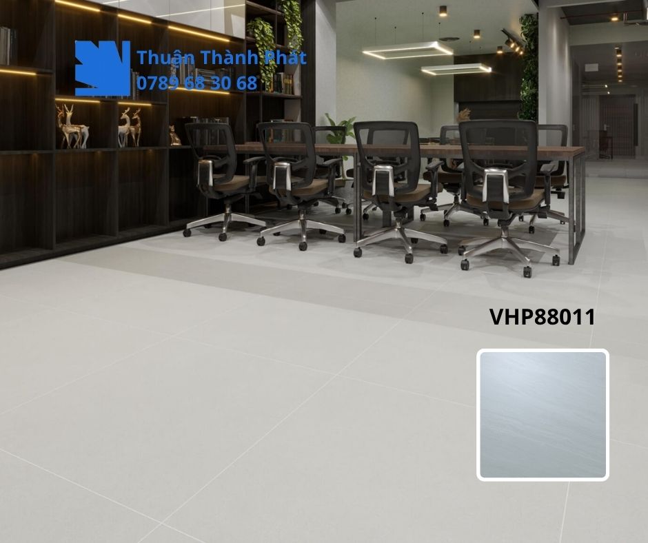 Gạch Lát Nền Viglacera VHP88011 phối cảnh phòng khách hiện đại