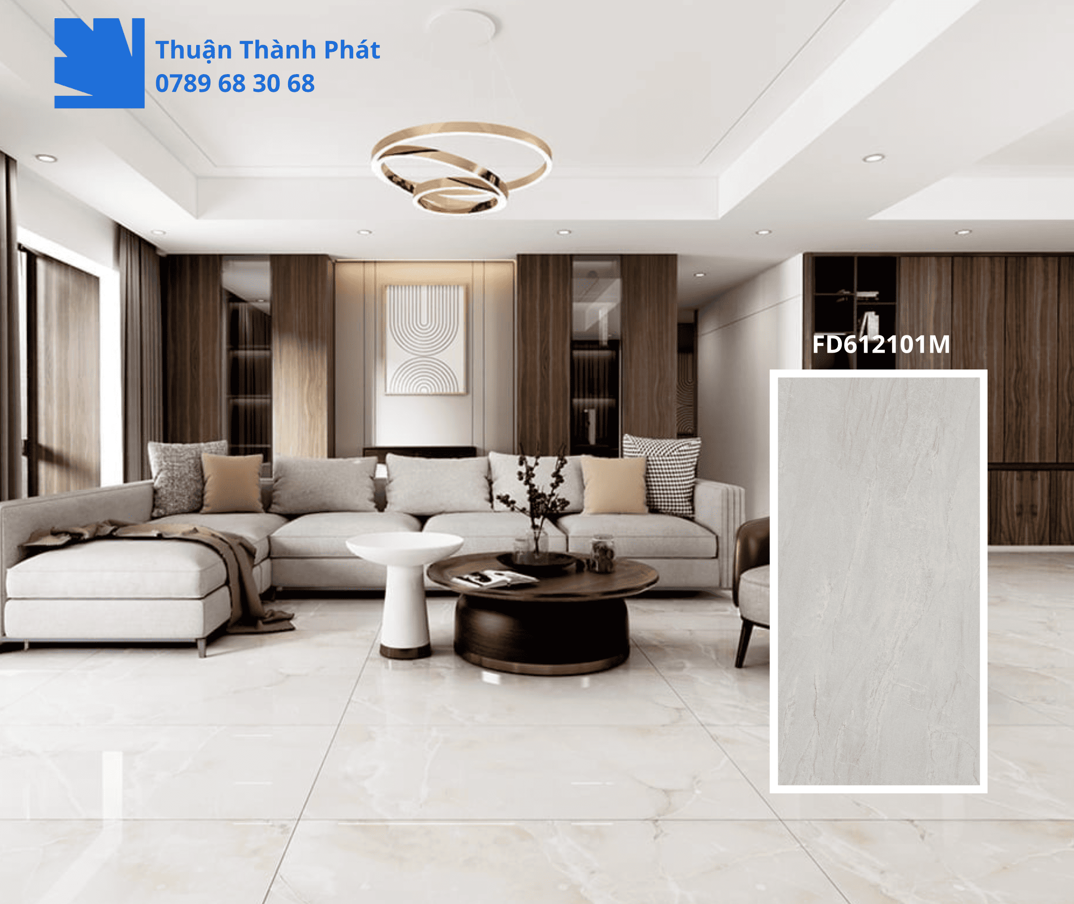 Gạch Ốp Lát FD612101M Feliz Tiles 60x120 phòng khách