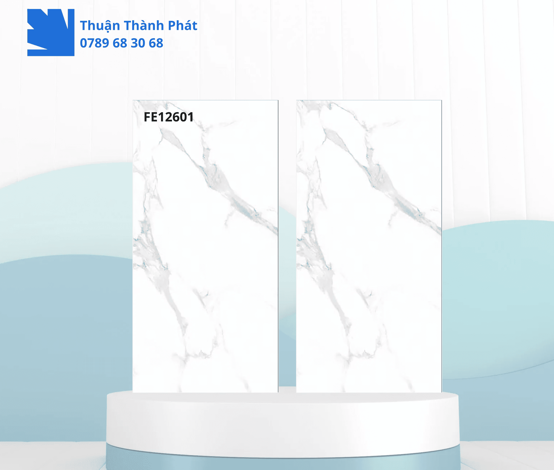 Gạch Ốp Lát FE12601 Feliz Tiles 60x120 màu trắng vân đá chống bẩn