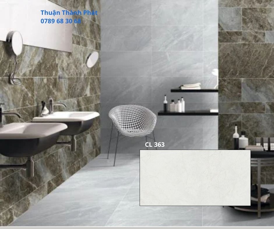 Gạch Ốp Lát Viglacera CL 363 30x60 ceramic ốp lát tường phối cảnh