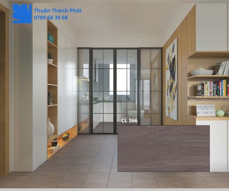 Gạch Ốp Lát Viglacera CL 366 30x60 ceramic ốp lát tường phối cảnh