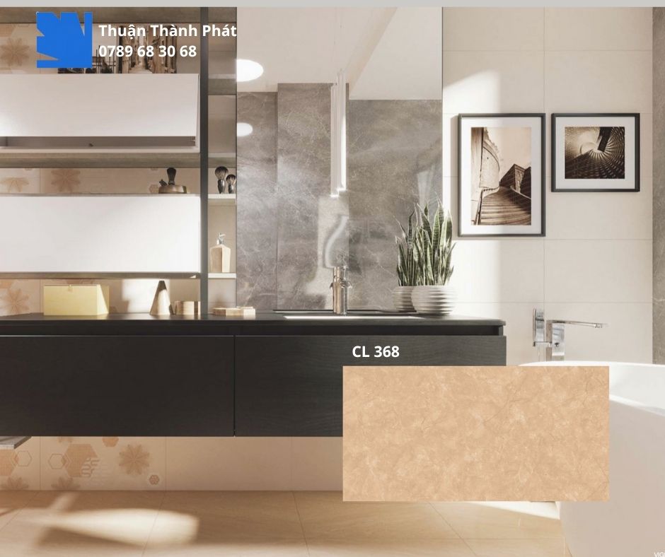 Gạch Ốp Lát Viglacera CL 368 30x60 ceramic ốp lát tường phối cảnh