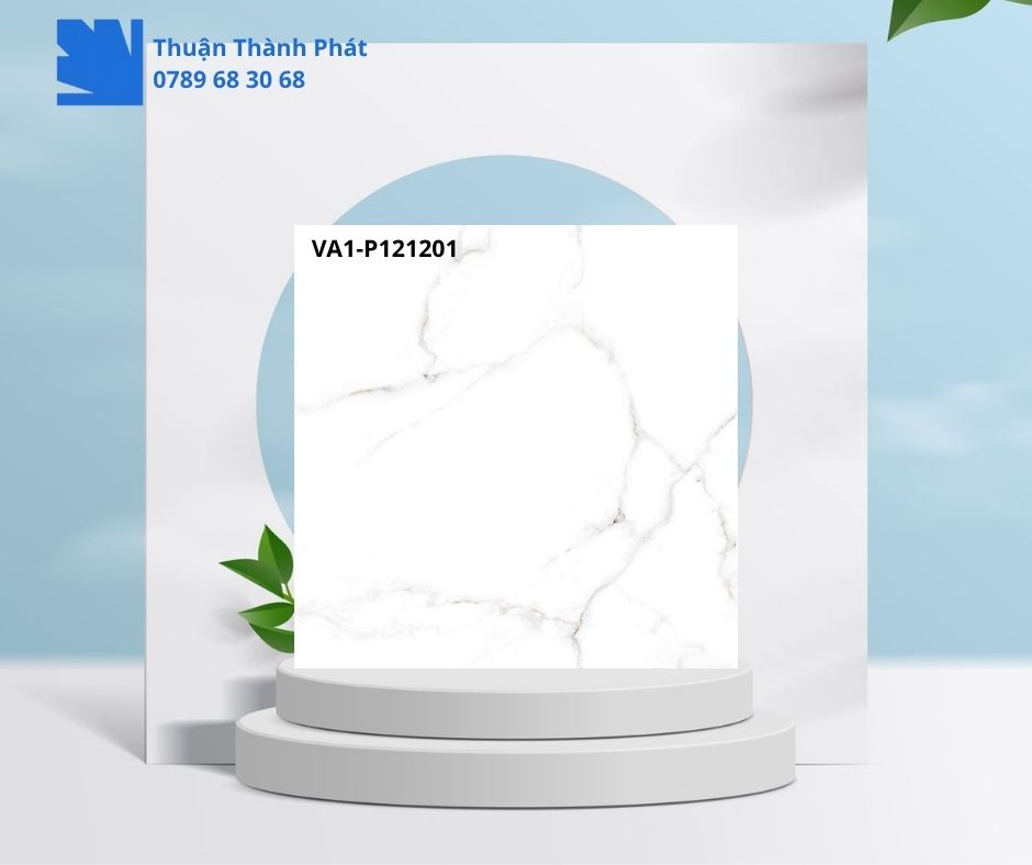 Gạch Ốp Lát Viglacera VA1-P121201 120x120 trắng vân đá