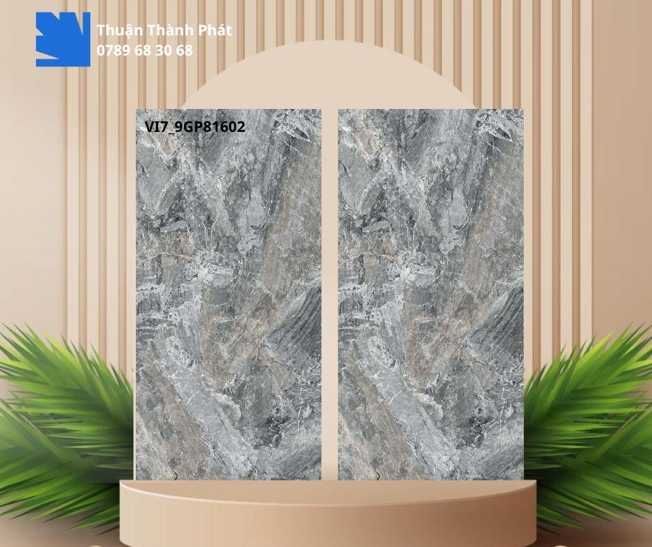 Gạch Ốp Lát Viglacera VI7-9GP81602 80X160 tông xám vân đá sang trọng