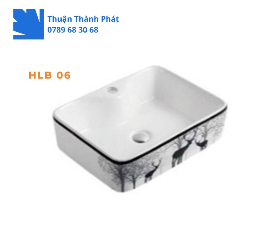 Lavabo đặt bàn Haphako HLB 06 Nghệ Thuật Thiên Nhiên