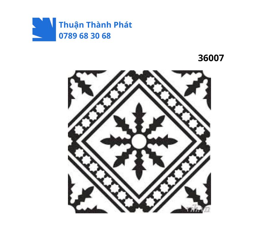 Gạch ốp lát Hoàn Mỹ 36007 Nét nghệ thuật rực rỡ và cá tính