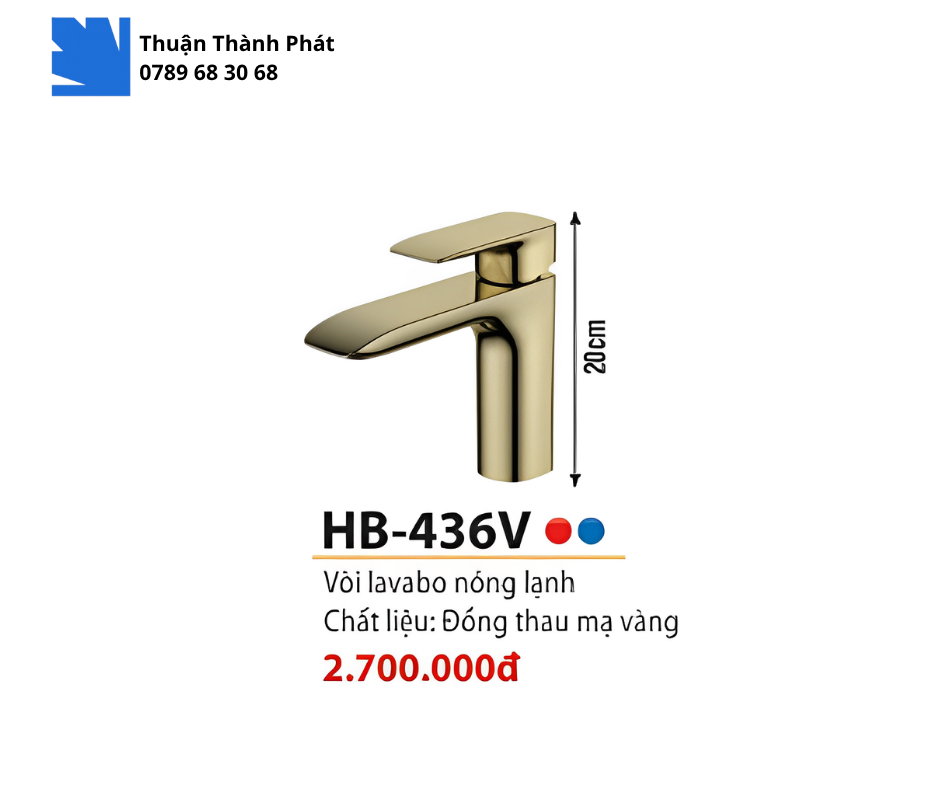 Vòi Lavabo Haphako HB-436V