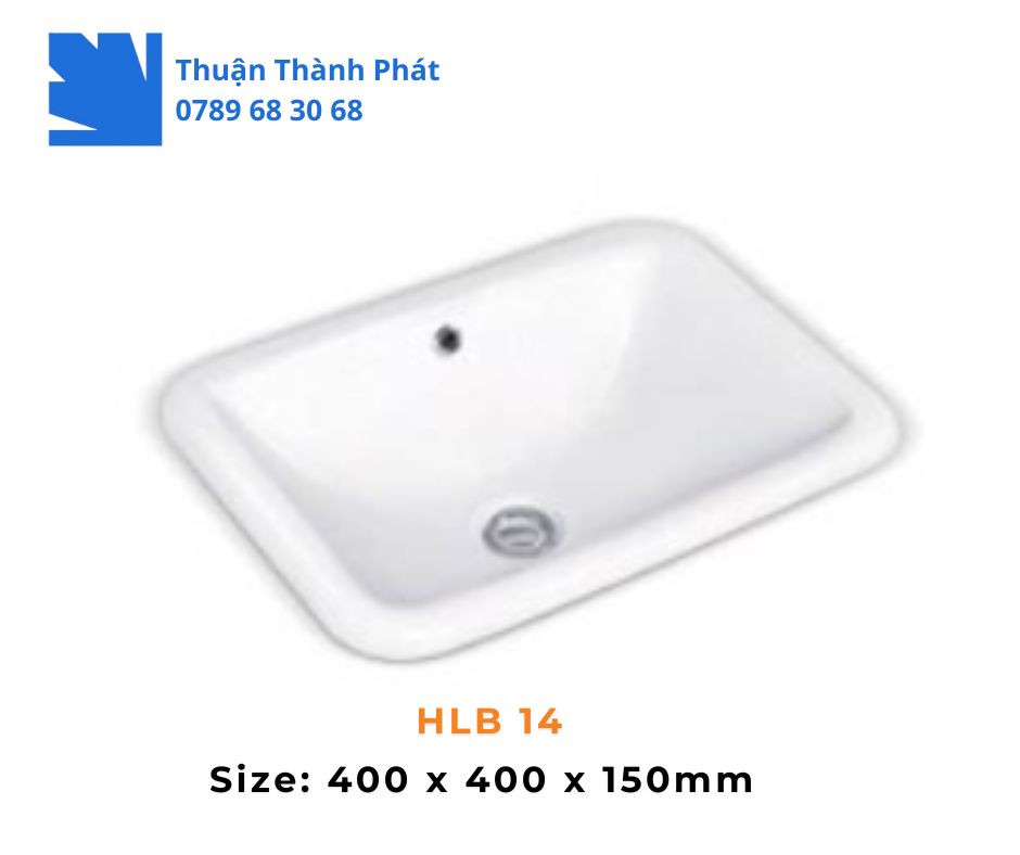 Lavabo dương bàn đá Haphako HLB 14 Thiết kế tinh giản, hiện đại