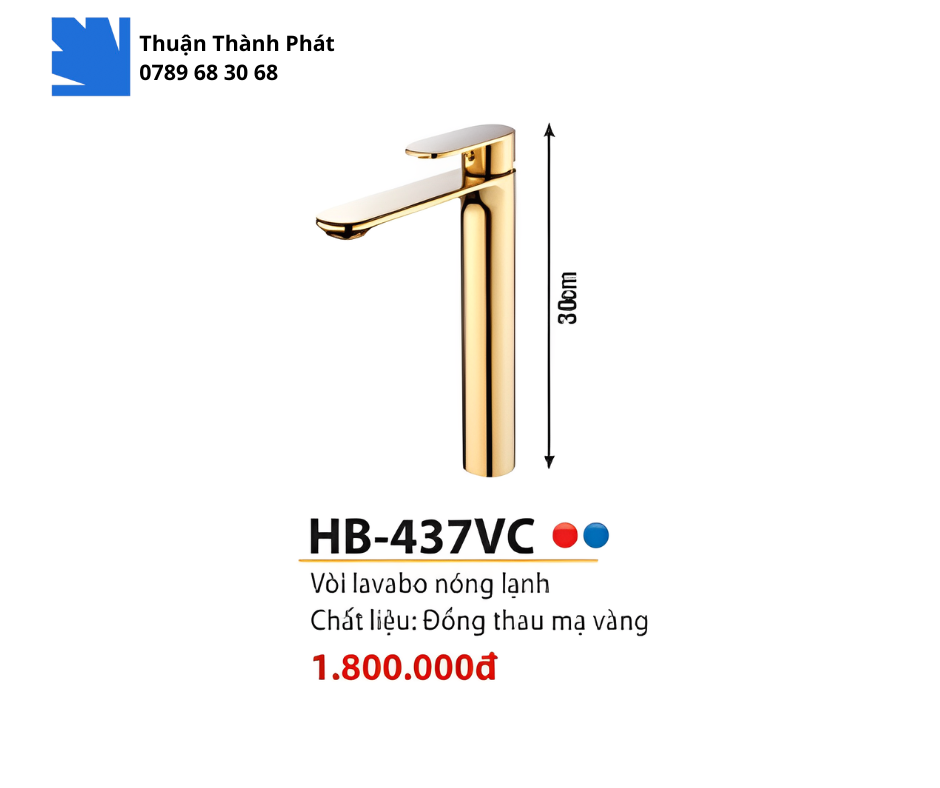 Vòi Lavabo Haphako HB-437VC