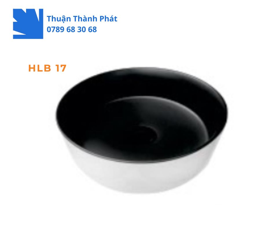Lavabo đặt bàn Haphako HLB 17 Kiểu dáng tròn sâu lòng nổi bật