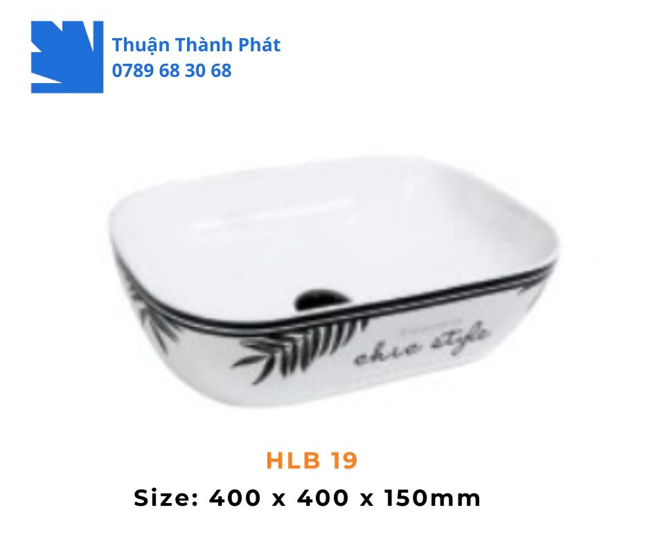 Lavabo đặt bàn Haphako HLB 19 cá tính và tinh tế trong từng đường nét