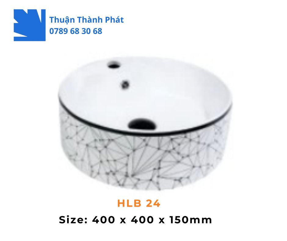 Lavabo đặt bàn Haphako HLB 24 thiết kế khác biệt