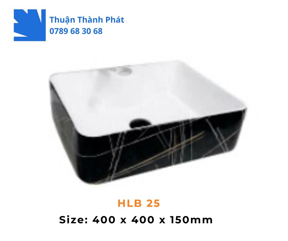 Lavabo đặt bàn Haphako HLB 25 tạo hiệu ứng thị giác ấn tượng
