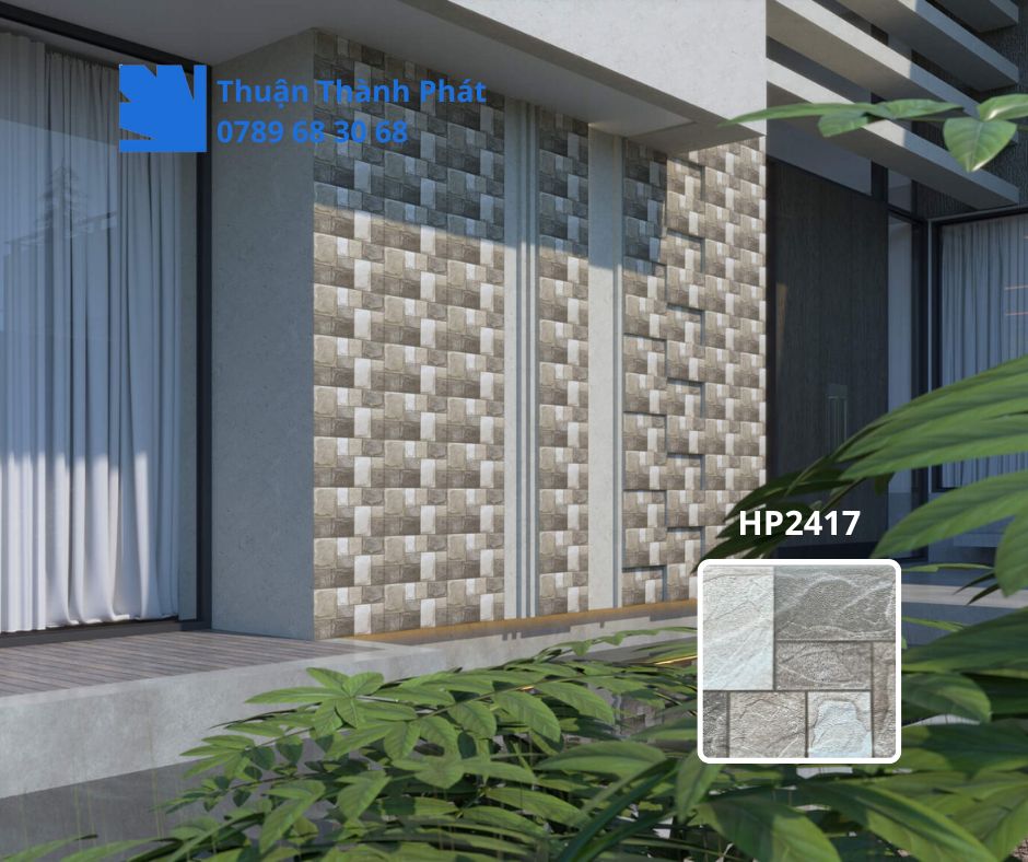 Gạch ốp lát dacera HP2417 Tông màu trung tính, dễ ứng dụng