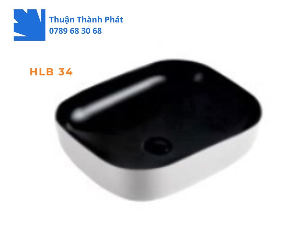 Lavabo đặt bàn Haphako HLB 34 Vẻ đẹp mạnh mẽ, sang trọng cho phòng tắm hiện đại.