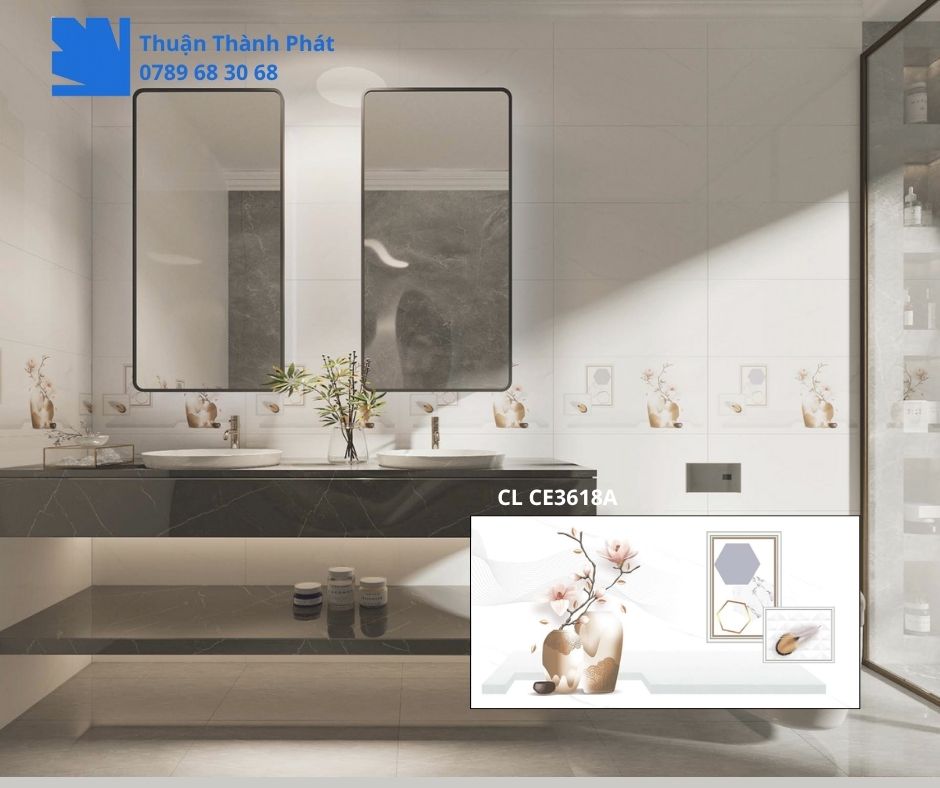 Gạch Ốp Lát Viglacera CL CE3618A phối cảnh sang trọng