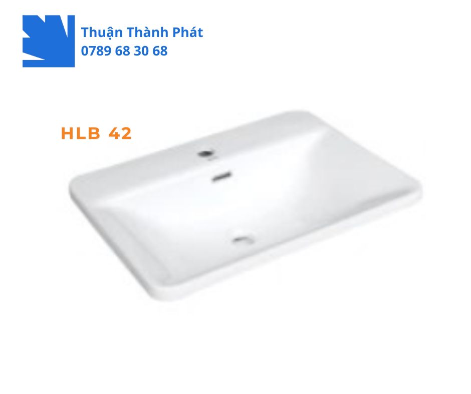 Lavabo đặt bàn Haphako HLB 42 Đường Nét Rộng Mở, Tối Ưu Sử Dụng