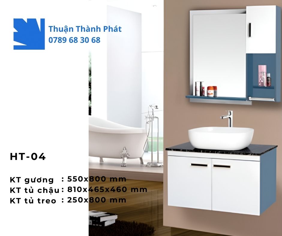 Thiết bị vệ sinh Haphako HT-04 với thiết kế treo tường hiện đại