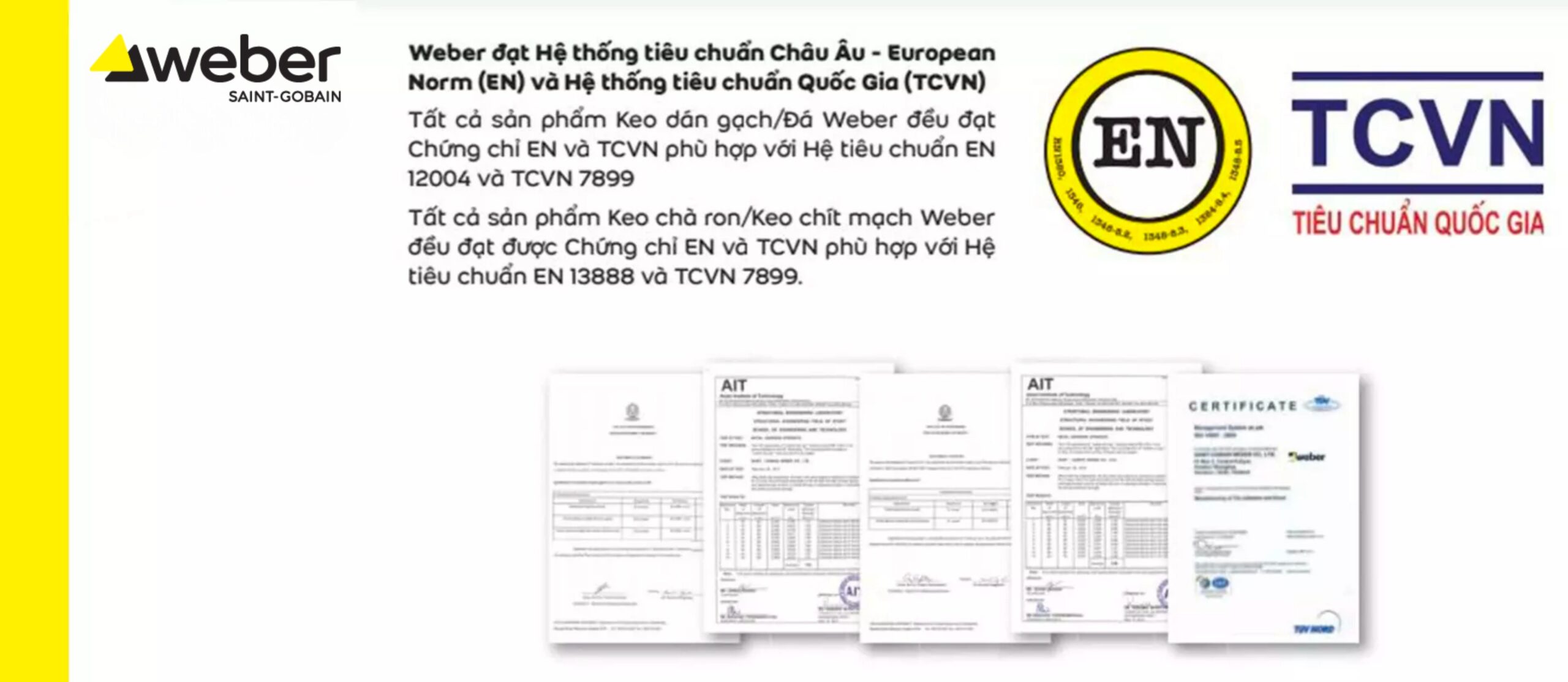 Keo dán gạch Weber chính hãng tại đại lý keo dán gạch uy tín