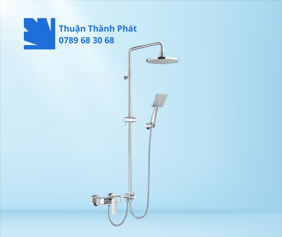 Vòi sen cây nóng lạnh Inax BFV-50S Tay sen nhỏ gọn, dễ điều chỉnh