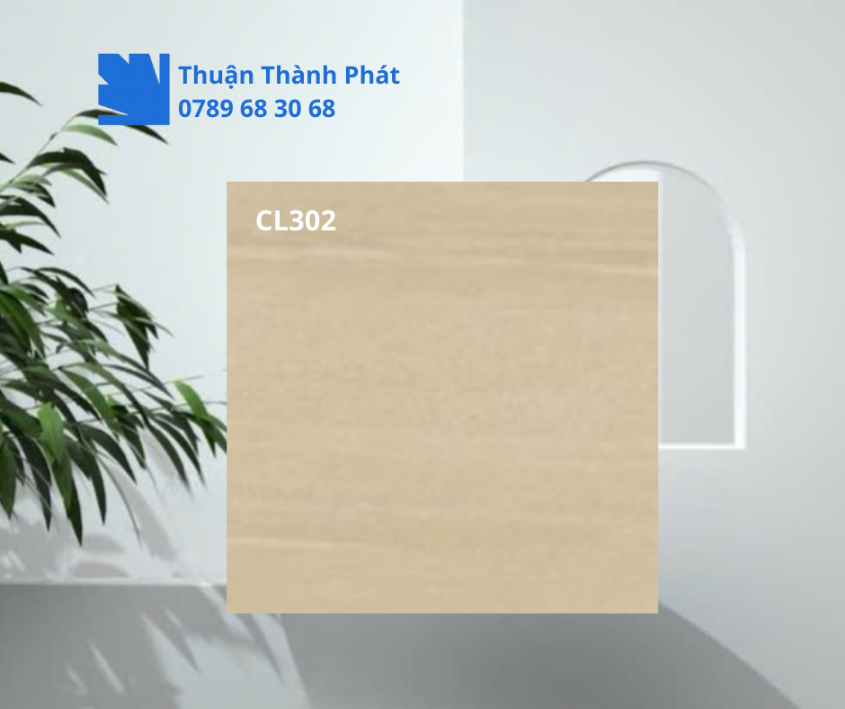 Gạch ốp lát Viglacera CL302 lát nền bếp tông be ấm