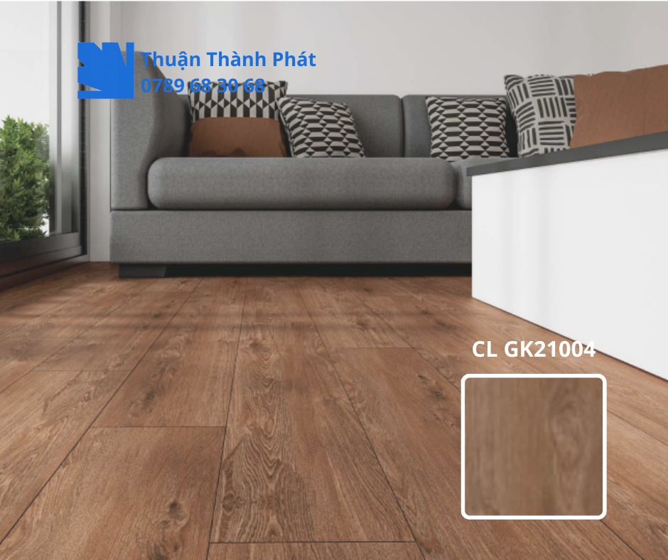 Gạch ốp lát Viglacera CL GK21004 lát sàn phòng khách