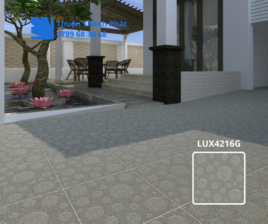 Gạch ốp lát LUX4216G Ứng dụng lát nền phòng khách