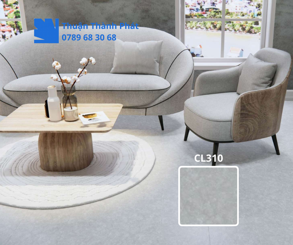 Gạch ốp lát Viglacera CL310 xám ghi bóng mờ