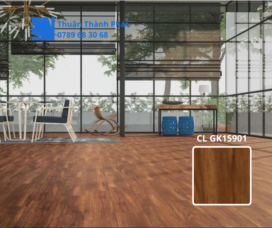 Gạch ốp lát Viglacera CL GK15901 Nâu gỗ ấm