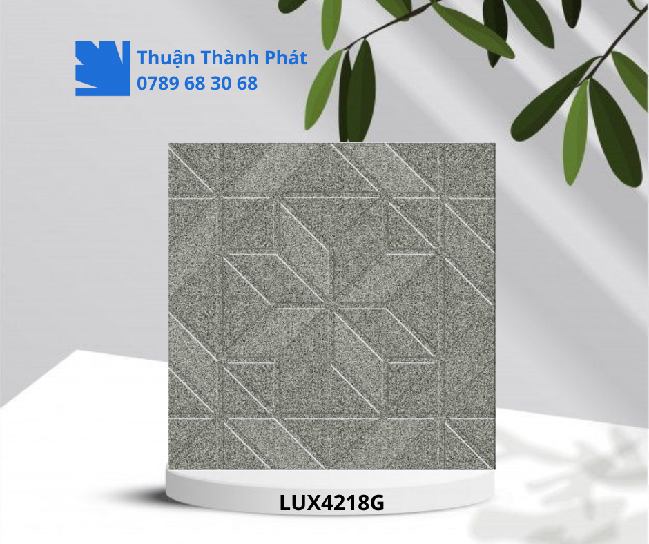 Gạch ốp lát LUX4218G màu ghi sáng