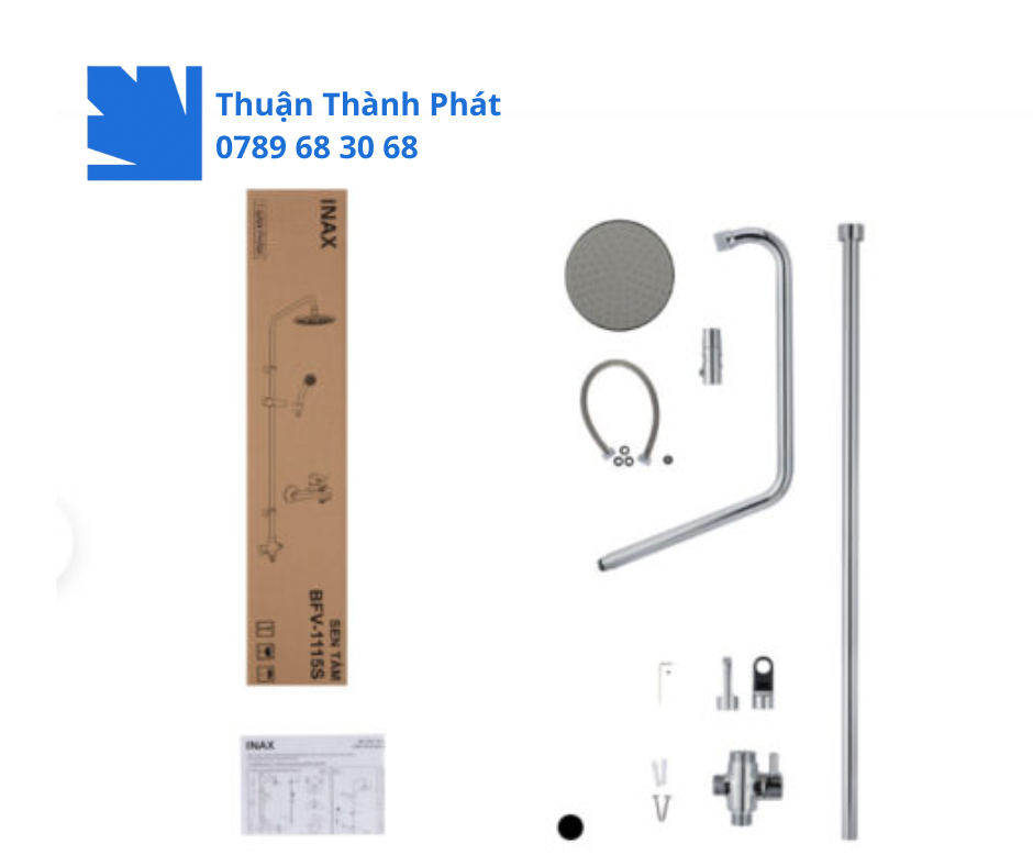 Vòi sen cây nóng lạnh Inax BFV-1115S Thiết kế sang trọng