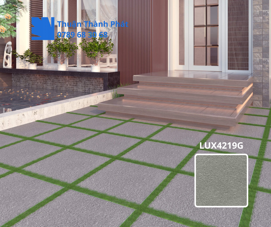 Gạch ốp lát LUX4218G Ứng dụng nền văn phòng/showroom