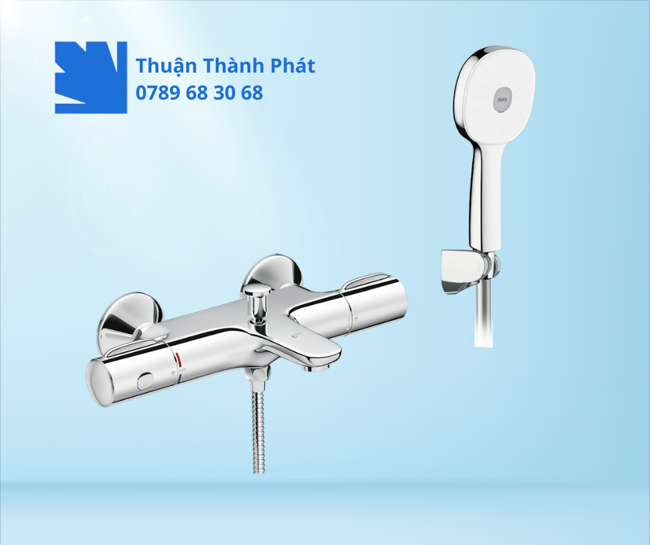 Vòi Sen Tắm Nhiệt Độ Cao Cấp INAX BFV-3413T-8C Thiết kế sang trọng, tinh tế