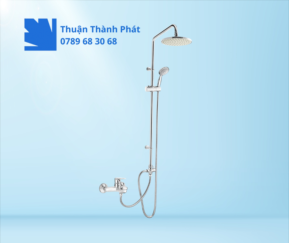 Vòi sen cây nóng lạnh Inax BFV-1115S-3C trọn bộ